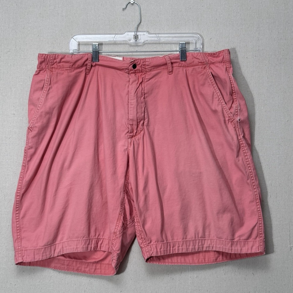Relwen Shorts Mens 38 Salmon Pink Stretch Chino Casual